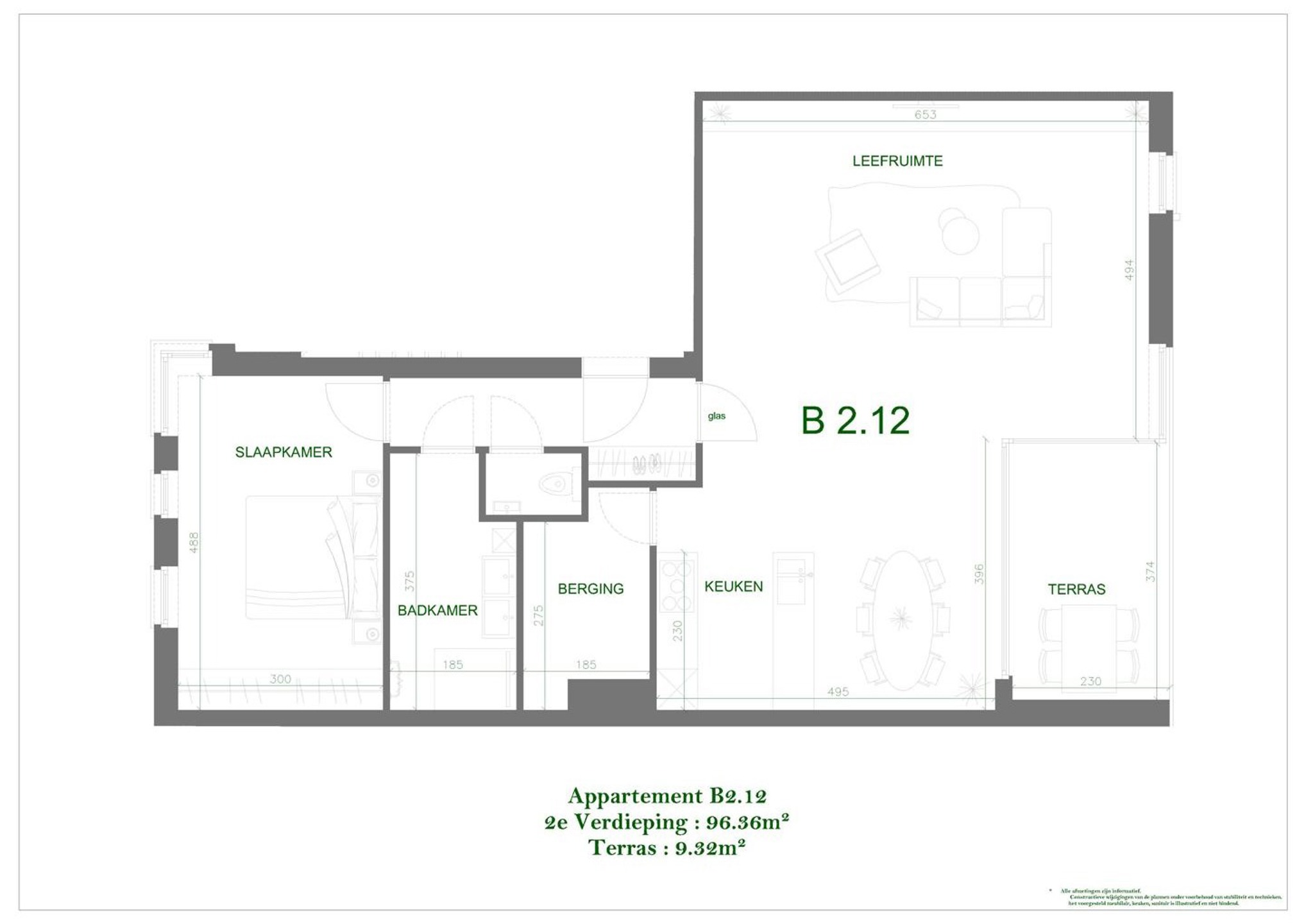 Mechelen 2de verdieping - appartement B2.12 - foto 5