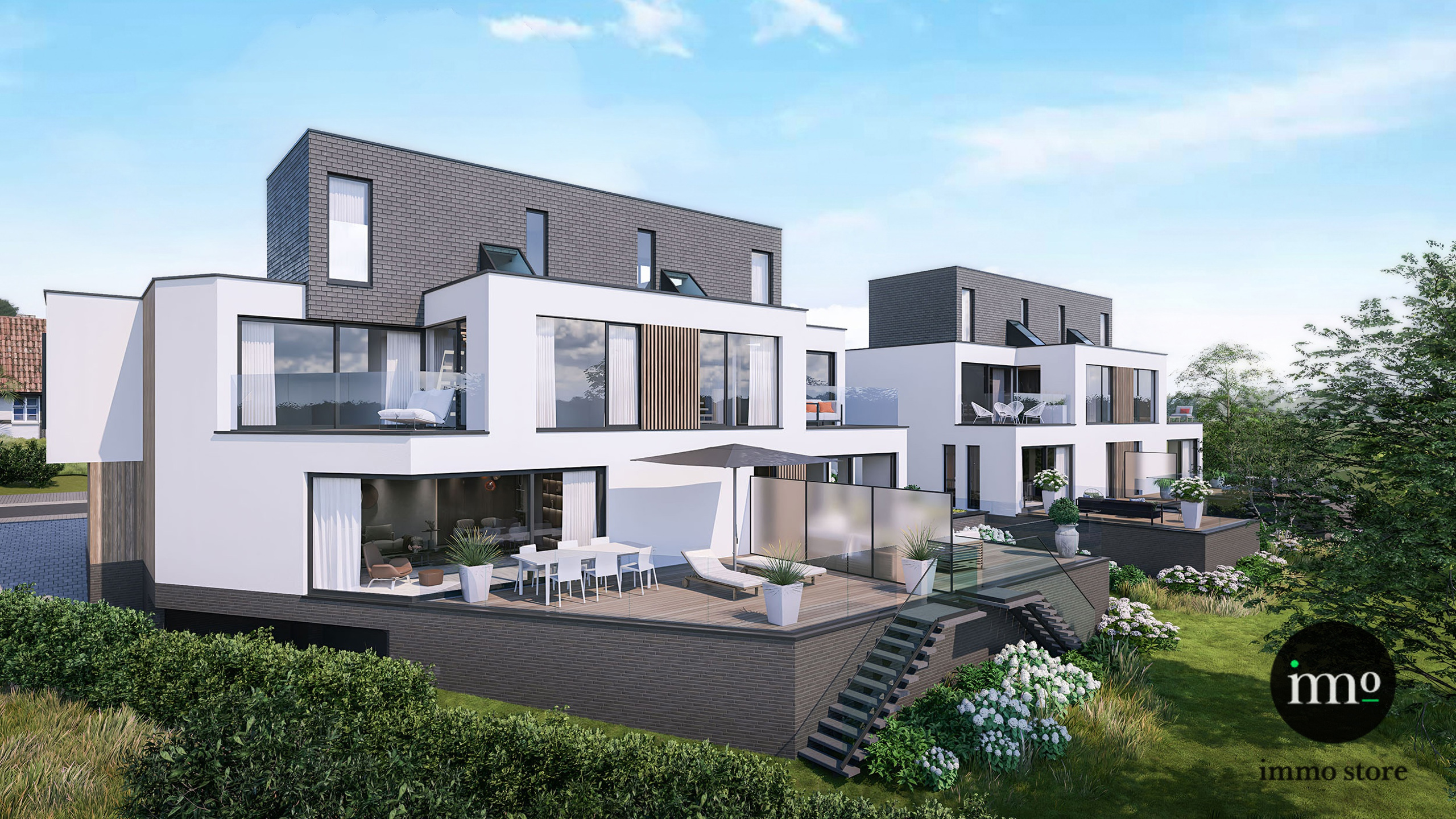 Zeer lichtrijke BEN-appartement, met grote terrassen en 2 kamers ! - foto 5