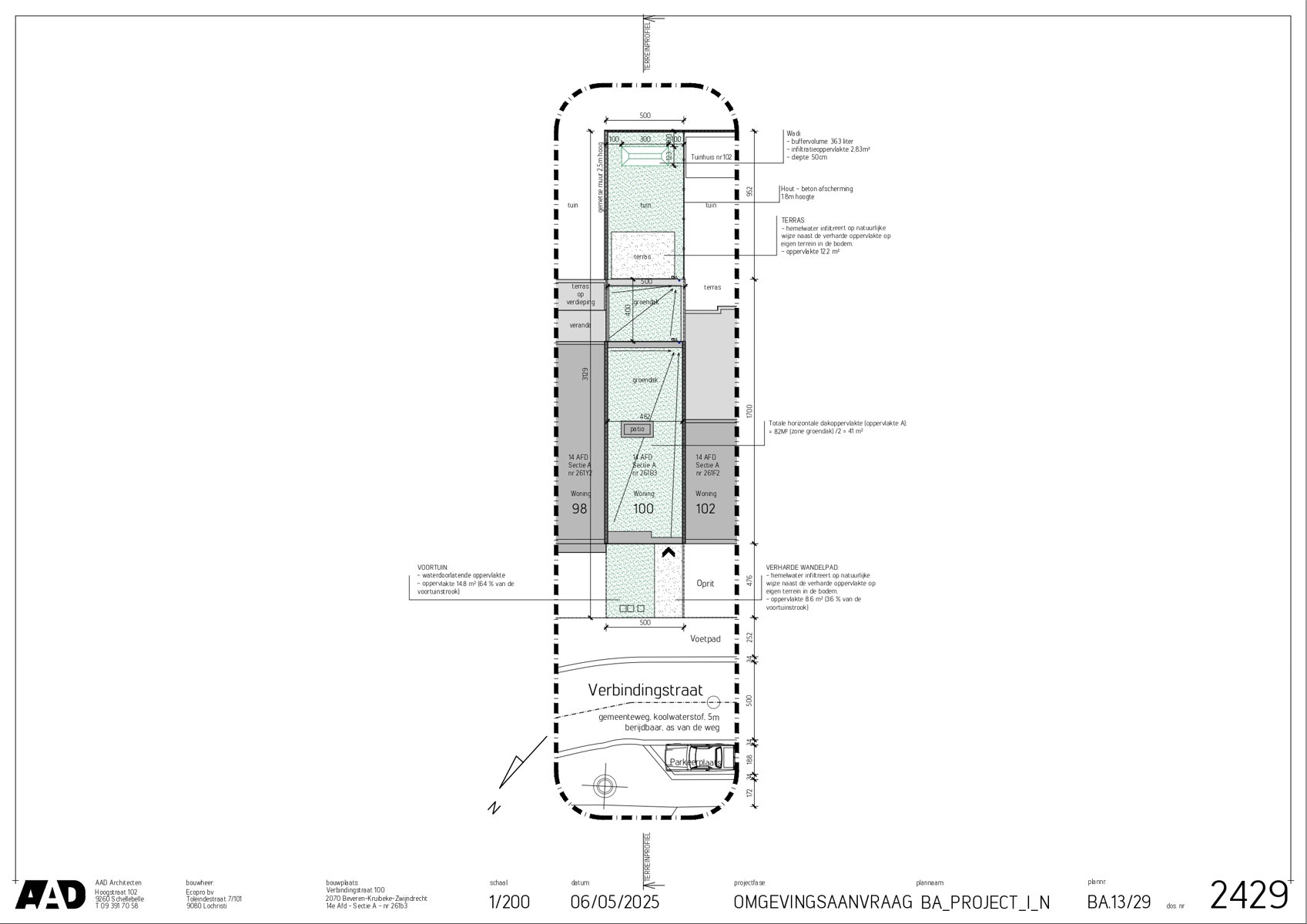 Bouwgrond met vergunde nieuwbouwwoning in Zwijndrecht - foto 2