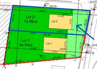 Nous vous proposons ce magnifique terrain à bâtir pour une construction ouverte, offrant une belle largeur de parcelle, une orientation idéale et...