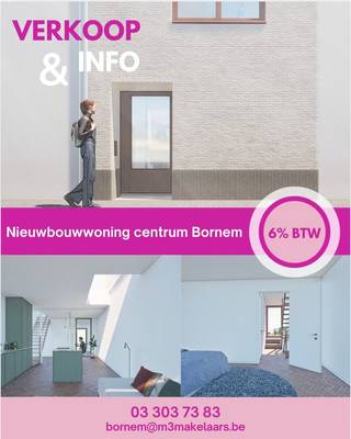 Deze <strong>moderne gesloten nieuwbouwwoning</strong> wordt<strong> traditioneel gebouwd</strong> en omvat <strong>3 volwaardige slaapkamers</strong>, verdeeld over 3 bouwlagen. De woning combineert hedendaags comfort met een <strong>hoogwaardige en duurzame afwerking</strong>, volledig conform de huidige EPB- en veiligheidsnormen.<br /><br />Op het <strong>gelijkvloers</strong> bevindt zich een inkomhal met gastentoilet, een ruime en lichtrijke open leefruimte met zit- en eetgedeelte, een volledig uitgeruste keuken met eiland, een berging en toegang tot terras en tuin via een groot schuifraam.<br /><br />De <strong>eerste verdieping</strong> beschikt over een ruime slaapkamer, een comfortabele badkamer met inloopdouche, bad en dubbele wastafel, en een apart toilet.<br /><br />Op de <strong>tweede verdieping</strong> zijn er nog twee slaapkamers en een technische ruimte/berging.<br /><br />De woning is uitgerust met een <strong>lucht-water warmtepomp (vloerverwarming), ventilatiesysteem C+, domotica, waterverzachter en hoogwaardige isolatie,</strong> wat resulteert in een E-peil ≤ E30.<br /><br />Buiten geniet u van een terras, tuin met achteringang en een dakterras van ±15 m² met groendak.<br /><br /><strong>Troeven</strong><br />✔ Nieuwbouw – eerste bewoning<br />✔ 3 slaapkamers<br />✔ Energiezuinig (E30)<br />✔ Vloerverwarming & warmtepomp<br />✔ Hoogwaardige afwerking<br />✔ Tuin + dakterras<br /><br />Extra weetjes:<br /><br /><strong>Achteraan</strong> is er een eeuwigdurend <strong>recht van uitweg van 1 meter</strong>, ideaal voor het stallen of doorrijden van fietsen.<br /><br />Dit project komt volledig in aanmerking voor het <strong>6% btw-stelsel</strong>, mits voldaan wordt aan de wettelijke voorwaarden.<br /><br />Interesse? Wij helpen jou met plezier verder!