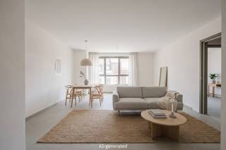 Het appartement beschikt over een bewoonbare oppervlakte van 84m² en een ruim, aangenaam terras van 9m², ideaal om te genieten van rust en buitenruimte.<br /><br />De indeling is praktisch en doordacht:<br />- Een volledig uitgeruste keuken met toegang tot het terras (9m²)<br />- Lichtrijke leefruimte met grote raampartijen<br />- Eén volwaardige slaapkamer<br />- Een volledig uitgeruste badkamer<br />- Een praktische bergruimte<br />- Apart gastentoilet<br />- Mogelijkheid tot aankoop carport<br /><br />Dankzij de gunstige ligging heb je in het centrum van Bissegem alles binnen handbereik. Daarnaast bevindt Kortrijk zich op fietsafstand, terwijl ook de belangrijkste invalswegen vlot bereikbaar zijn. Dit maakt het appartement ideaal voor zowel eigen bewoning als investering.<br /><br />Aankoop mogelijk onder 6% BTW.<br /><br />Bent u op zoek naar een energiezuinig nieuwbouwappartement met terras? Dan is dit appartement in de residentie Greenscape zeker een bezoek waard.<br /><br />Neem contact op met één van onze makelaars Sarah (0493 25 46 80) of Michelle (0493 25 46 81).<br /><br />Deze AI-visualisaties zijn bedoeld als inspiratie. Er werd geen rekening gehouden met technische specificaties, stedenbouwkundige voorschriften of de concrete mogelijkheden tot realisatie.
