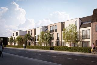 WERKEN GESTART- 50% VERKOCHT - OPLEVERING ZOMER 2027 !<br /><br />6% BTW mogelijk en VASTE PRIJZEN !<br /><br />Ontdek dit prachtige nieuwbouwproject op een toplocatie aan het kruispunt van Achterbroek en Kalmthout – waar rust, bereikbaarheid en comfort perfect samenkomen. <br />Hier woont u op wandelafstand van winkels, openbaar vervoer (bus én station) en met een vlotte verbinding naar alle belangrijke invalswegen.<br /><br />Dit kwalitatieve project omvat 15 moderne appartementen, verdeeld als volgt:<br /><br />6 appartementen op het gelijkvloers<br />6 appartementen op de eerste verdieping<br />3 royale dakappartementen<br /><br />Tweeslaapkamerappartement op het gelijkvloers met terras én tuin<br /><br />Dit ruime appartement (107m²) bevindt zich links in het gebouw en strekt zich uit over de volledige diepte.<br />Centraal vinden we de inkomhal die het dag-van het nachtgedeelte scheidt. Aan de voorzijde vinden we de twee slaapkamers en de verzorgde badkamer met apart toilet. Achteraan vinden we de royale leefruimte met open keuken die van veel natuurlijk daglicht geniet dankzij de grote schuifraam. Deze biedt toegang aan het terras met onderhoudsvriendelijke tuin. Verder nog een praktische berging/wasplaats.