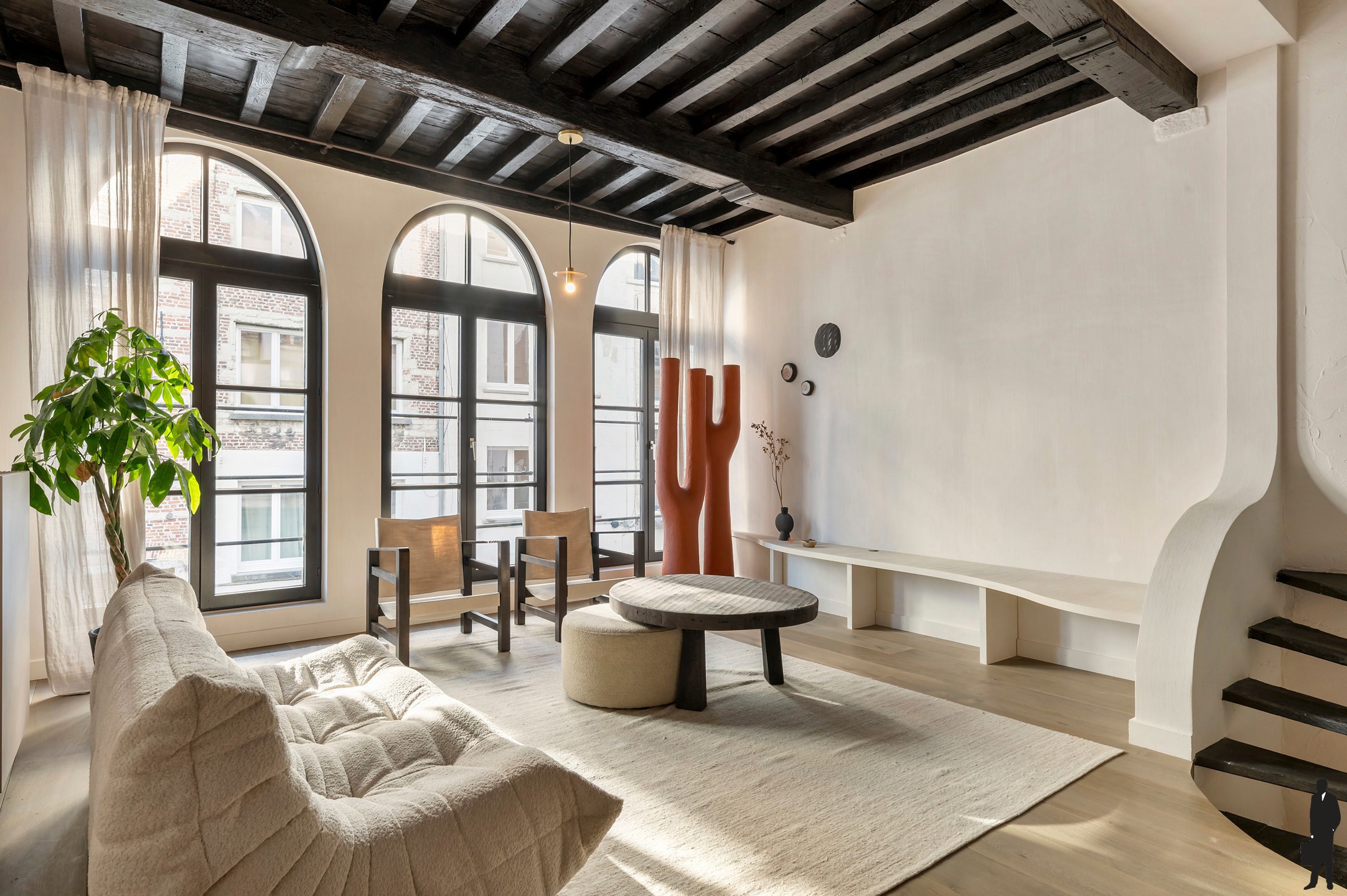 Neoclassicistische stadswoning uit de 19de eeuw met zicht op de Schelde en de Kathedraal - foto 1