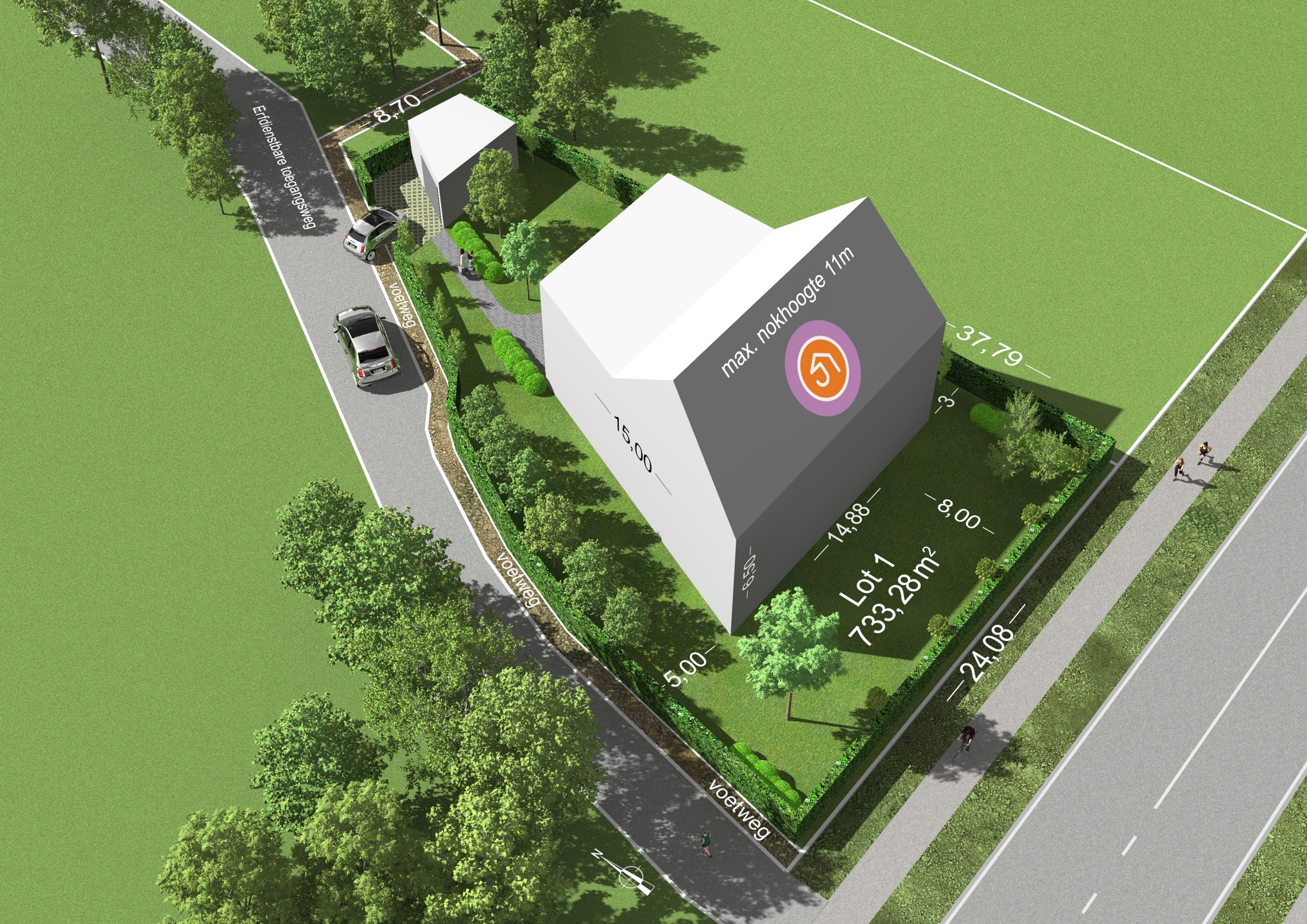 Bouwgrond voor open bebouwing - foto 2