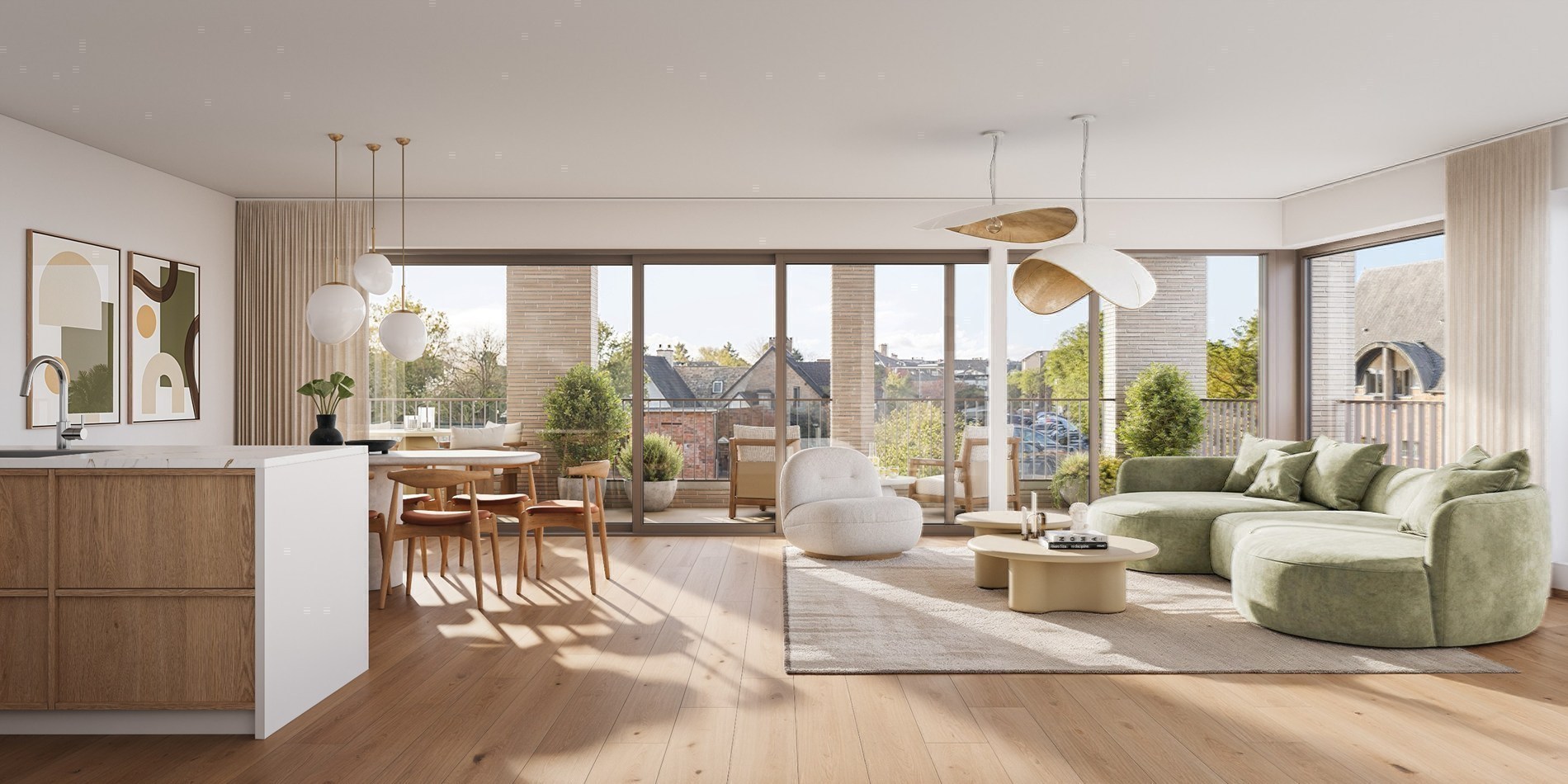 Nieuwbouwappartement met 2 slaapkamers te koop in Veurne - foto 3