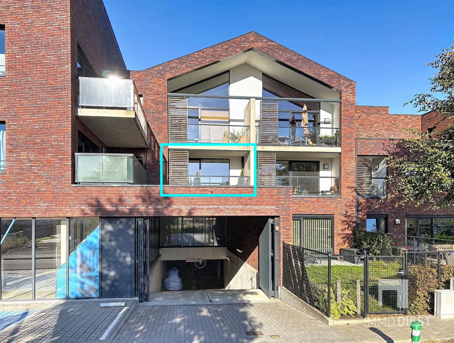 Energiezuinig appartement met twee slaapkamers en ondergrondse autostaanplaats net buiten de stadskern van Diest. - foto 2
