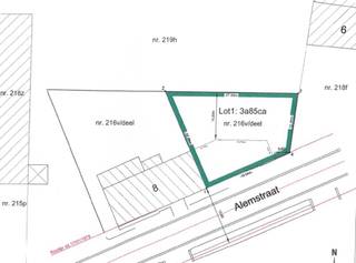 Bouwgrond voor halfopen bebouwing