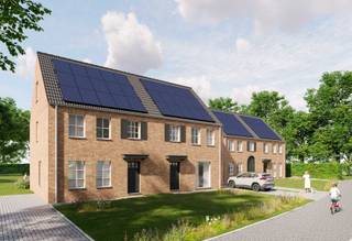 Tijdloze nieuwbouwwoning op mooie ligging te Olen bestaande uit: inkomhal, apart toilet, lichtrijke leefruimte met open geïnstalleerde...