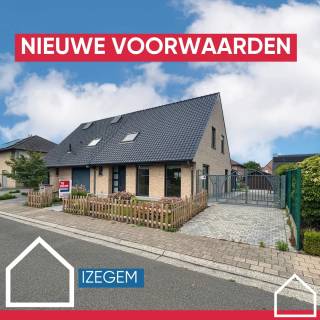 Deze mooie woning gelegen in een rustige wijk van Izegem biedt een ideale combinatie van comfort en ruimte. De woning staat op een perceel van 396 m² en met drie ruime slaapkamers is dit een perfecte gezinswoning/investering.<br /><br />ONTDEK DE VASTGOEDVIDEO; https://youtube.com/embed/qNUX9mAry2k<br /><br />indeling:<br /><br />Inkomhal (4,9m²) - apart toilet (1,5m²) - leefruimte (40,72m²) - uitgeruste keuken met inductiekookplaat, wastafel, microgolf en frigo (14,2m²) - aparte wasberging met ingebouwde kasten (10,58m²) - veranda met airco (16m²) - oprit (16,7m²) - binnen staanplaats (71m²) - tuin (xxx) - tuinberging/ garage (20m²) <br /><br />1ste verdieping <br /><br />Nachthal (7,4m²) - badkamer met ligbad, douchecel, enkele wastafel en toilet (6,64m²) - 3 SLPKS (14,9m² - 11,2m² - 11,1m²)<br /><br />2de verdieping<br /><br />Zolder (22,1m²)<br /><br />Verdieping -1:<br /><br />Droge kelder (6m²)<br /><br />Extra: Overal centrale verwarming asbestveilig, gunstig EPC, conforme elektriciteit,...<br /><br />Interesse in deze woning? Contacteer Maxim via 0474/40.15.79 of via mail maxim@partnersinvastgoed.be<br /><br /><br />