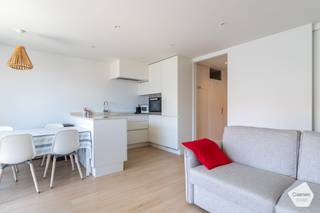 Dit appartement bevindt zich in de welbekende residentie 'Wielingerbank F' te Nieuwpoort-bad.<br />Dankzij de weldoordachte <strong>totaalrenovatie</strong> is deze eigendom een absoluut pareltje!<br /><br />Door de zeer goede ligging bevinden alle winkels en de Zeedijk zich op wandelafstand.<br /><br />De indeling is als volgt:
<ul>
	<li>Inkomhal met handige inbouwkasten;</li>
	<li>Zéér <strong>lichtrijke</strong> leefruimte met nieuw schuifraam naar het terras;</li>
	<li><strong>Groot, zuid-gericht terras met open gevoel</strong>;</li>
	<li>Open, volledig ingerichte keuken met alle hedendaagse comfort;</li>
	<li>Aparte slaapkamer, afgesloten met een praktische schuifdeur;</li>
	<li>Prachtige badkamer met wastafel, toilet en <strong>douche</strong>;</li>
</ul>
Extra troeven:

<ul>
	<li>Kelderberging <strong>inbegrepen</strong> bij aankoop;</li>
	<li><strong>Gloednieuwe</strong> <strong>ramen</strong>;</li>
	<li>Gunstig EPC - label B;</li>
	<li>Elektrische keuring is <strong>conform</strong> de bestaande wetgeving;</li>
	<li>Volledig bemeubeld en bijgevolg <strong>instapklaar</strong>.</li>
</ul>
Wees er snel bij en plan nu uw afspraak in.