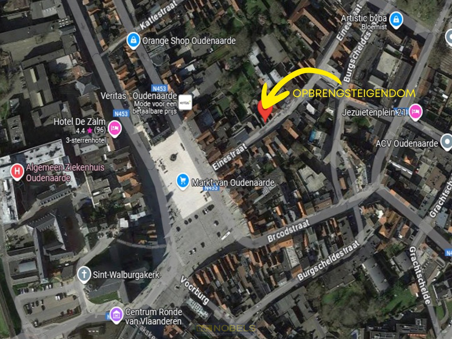 Te koop, opbrengsteigendom voor kantoor en 2 appartementen pal in centrum Oudenaarde - foto 2