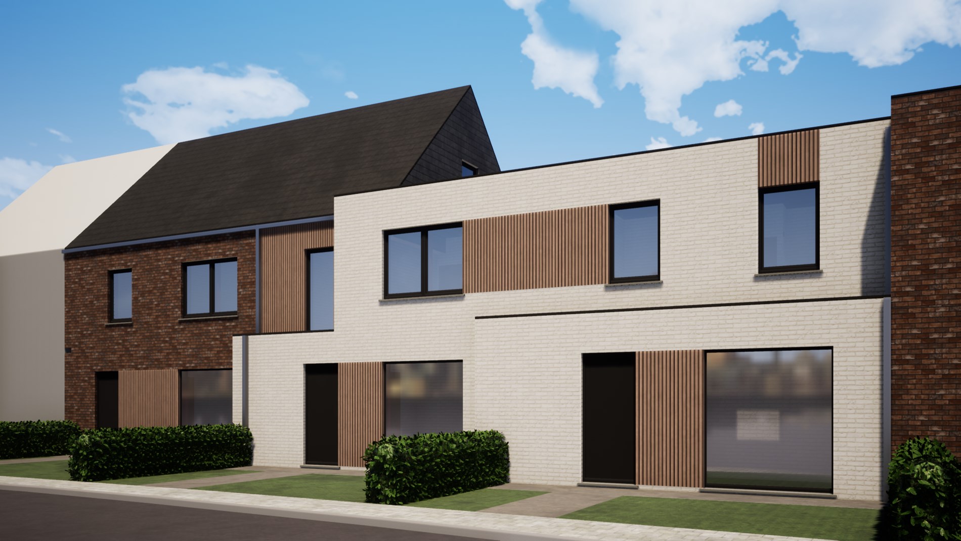 Ruime nieuwbouwwoning met uitweg op centrale ligging te Eernegem - foto 1