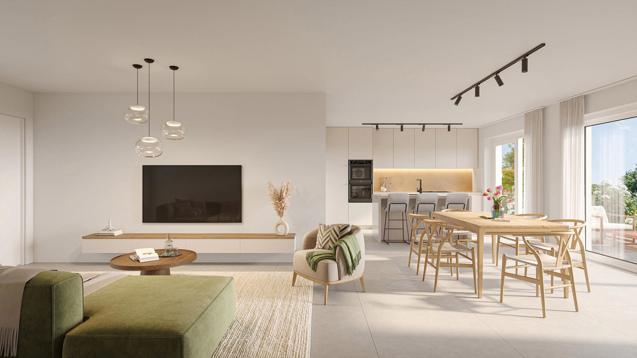 6 halfopen en 6 gesloten nieuwbouwwoningen nabij het centrum van Eke - foto 2