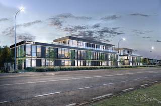 LOKEREN: centraal tussen Gent en Antwerpen gelegen: hedendaagse, architecturale en high end nieuwbouw kantoor- of praktijkruimte - voorzien...