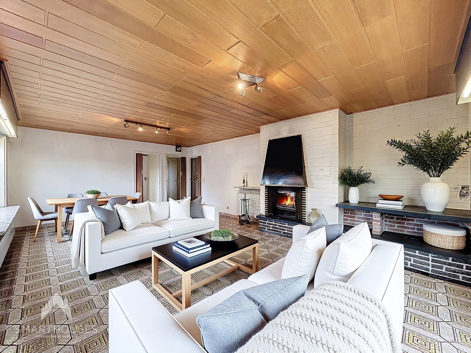 Vrijstaande woning op 600m² met 3 slpks, bureel en garage - foto 3