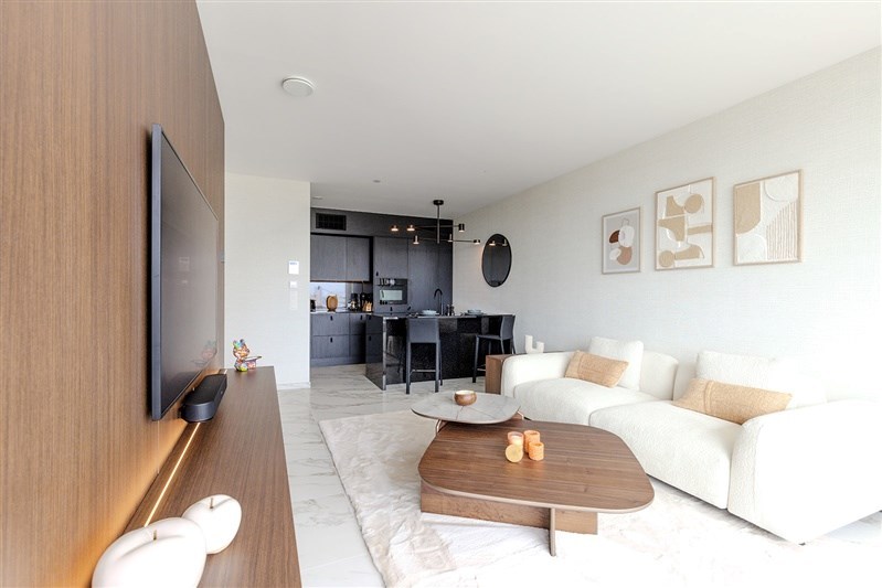 Exclusief gemeubeld 1- slaapkamerappartement in Antwerp Tower - foto 2