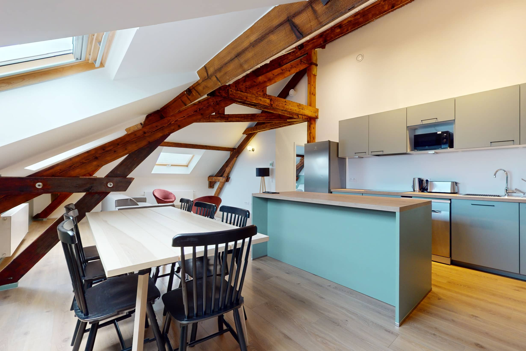 Prachtig gemeubileerd gedeeld appartement in Brussel - foto 2