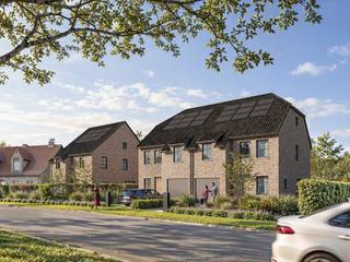 INDELING VAN DE WONING<br /><br />GELIJKVLOERS<br /><br />- Inkomhal- Gastentoilet- Leefruimte met bureau en open keuken- Trap naar boven- Berging/wasplaats- Inpandige garage<br />EERSTE VERDIEP<br /><br />- Nachthal met zolderluik- Apart toilet- Badkamer- Berging- 4 slaapkamers<br />ZOLDERVERDIEP<br /><br />- Zolderruimte<br />Afbeeldingen zijn steeds illustratief en contractueel niet bindend.<br /><br />De koper heeft deels nog inspraak in de stijl en afwerking van de woning voor zover deze zaken niet werden vastgelegd door vergunning of bestelling van materialen.<br /><br />TIP: Hoe sneller U beslist in de bouwfase, des te meer inspraak U heeft in de keuze van materialen en/of afwerking.<br /><br />ECO-uitvoering dat voldoet aan strenge energienormen.<br /><br />- Zonnepanelen- Doorgedreven isolatie- Warmtepomp i.p.v. gas- Vloerverwarming- Ventilatie D- Max. E-peil = 30- Elektriciteitsaansluiting : 3 fasen