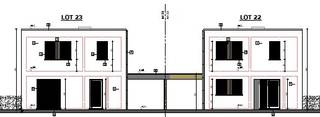 Benedenverdieping : <br /><br />- inkom- inkom met apart toilet + trap naar de verdieping- Berging- Eethoek met geïntegreerde keuken en toegang tot het terras<br />Verdieping<br /><br />- Badkamer- 4 slaapkamers- nachthal met apart toilet- berging<br />De afwerking gebeurt volgens ons lastenboek LT (= lage temperatuur). Dit verschilt van ons standaard lastenboek door de aanwezigheid van vloerverwarming zowel op gelijkvloers als op de verdieping waardoor geen radiatoren meer voorzien worden.