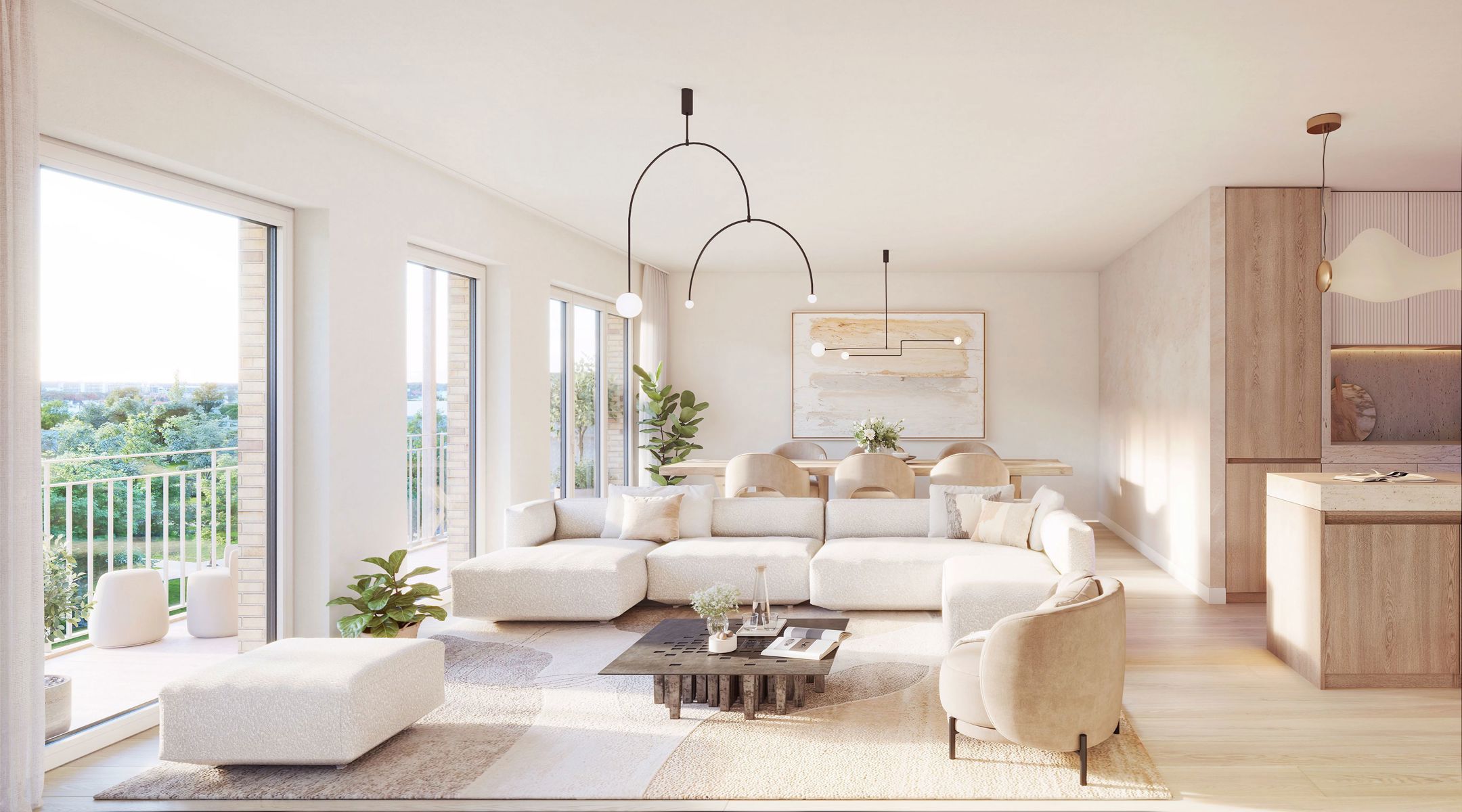 Penthouse met 3 slaapkamers en uitzicht op groen - foto 4