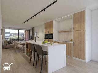 Dit lichtrijke appartement bevindt zich op het eerste verdiep van het moderne nieuwbouwproject Ernest en biedt een bewoonbare oppervlakte van maar liefst 90,75 m².<br /><br />Via de inkomhal heeft u toegang tot een apart toilet, een ruime berging, de badkamer met inloopdouche en dubbele wastafel, en twee slaapkamers.<br />Aansluitend komt u in de open keuken met aangrenzende grote leefruimte die uitkomt op de twee gezellige terrassen, ideaal voor ontspannen momenten of gezellige diners in de buitenlucht.<br /><br />Alle oppervlaktes zijn BVO. EPC en KI zijn nog niet gekend. De foto’s zijn louter illustratief.