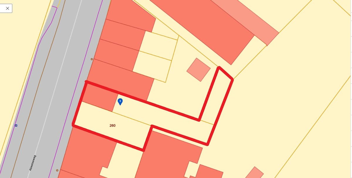 Bouwgrond te koop in de Abeelseweg 258/260 in Abele - foto 5