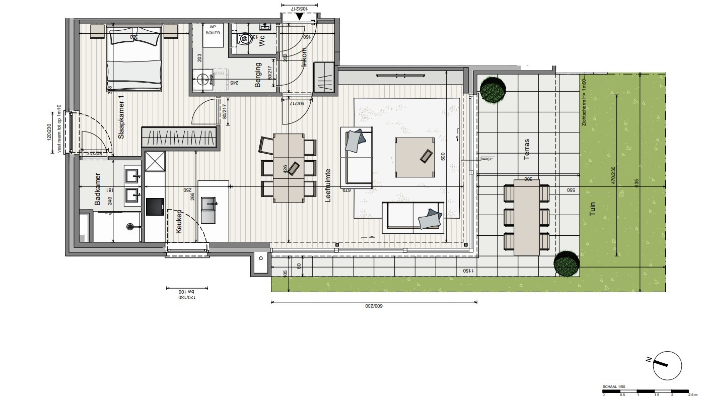1 slaapkamerappartement in prachtig nieuwe woonbuurt - foto 5