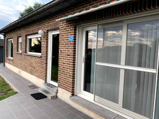 Unieke locatie– bungalow met zicht op de DendervalleiStel je voor: thuiskomen in alle rust, omringd door groen, met een open zicht op de natuur… en...
