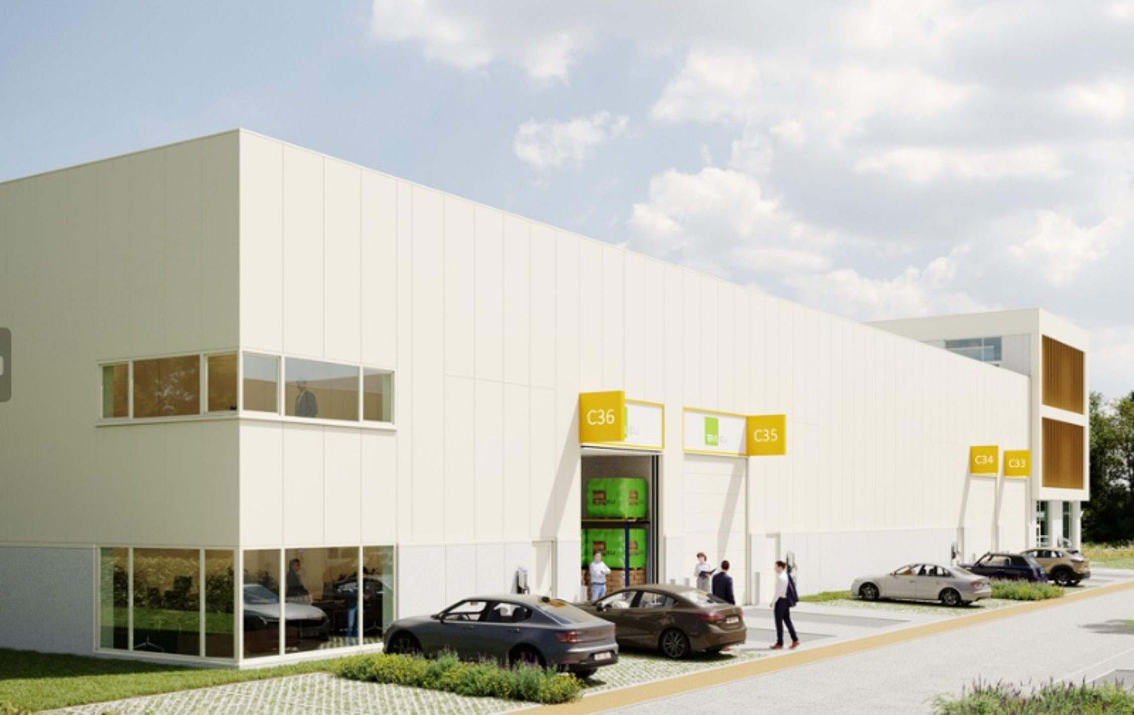 Te koop KMO eenheid industrieterrein Nijvel Noord - foto 1