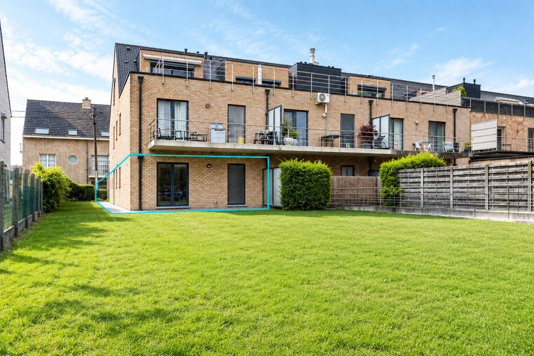 Instapklaar gelijkvloers appartement met privatieve tuin - foto 3