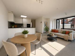 Prachtig lichtrijk nieuwbouw appartement met 1 slaapkamer en ruim terras, hartje Torhout.<br />In een rustige straat vlakbij het centrum gelegen vinden we dit energiezuinige appartement met volgende indeling:<br />- inkomhal, apart toilet, lichtrijke leefruimte met open keuken en onmiddellijke doorgang naar het zonnige terras, aansluitend vinden we een praktische berging/wasplaats, 1 slaapkamer met ensuite de badkamer met inloopdouche en lavabomeubel.<br />Het gebouw heeft een gemeenschappelijke fietsenberging.<br />Het appartement is perfect instapklaar, geschilderd en voorzien van lichtarmaturen. Hier geniet je van een hoge mate van rust en privacy in een kleine Residentie (2 appartementen slechts).<br />Het appartement is energiezuinig, er zijn zonnepanelen en regenwater voorzien. <br />Maandelijkse gemeenschappelijke kosten worden tussentijds afgerekend op basis van de werkelijk kosten.<br /><br />Op zoek naar een instapklaar energiezuinig appartement? Aarzel niet en vraag nu uw bezoek aan. Wij leiden u graag rond!