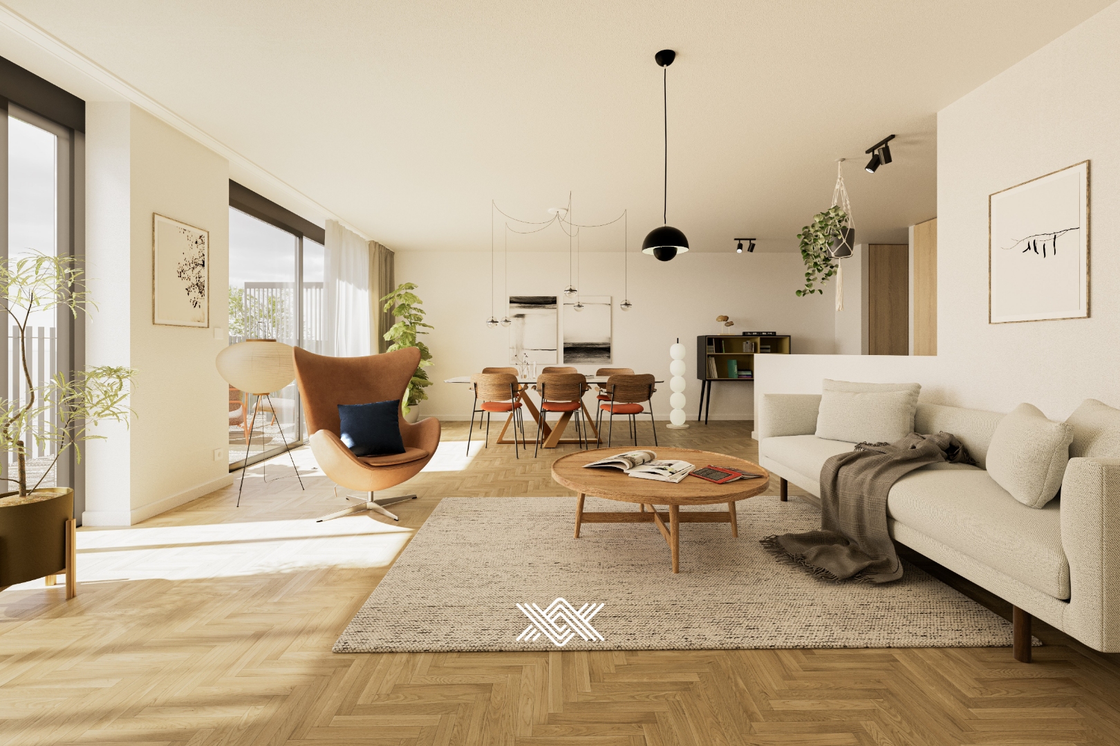 Dakappartement met 2 slaapkamers en ruim zonneterras - foto 2