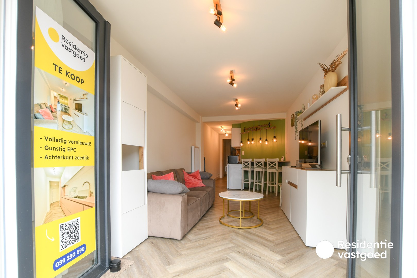 Volledig vernieuwd appartement te koop - achterkant zeedijk Wenduine! - foto 5
