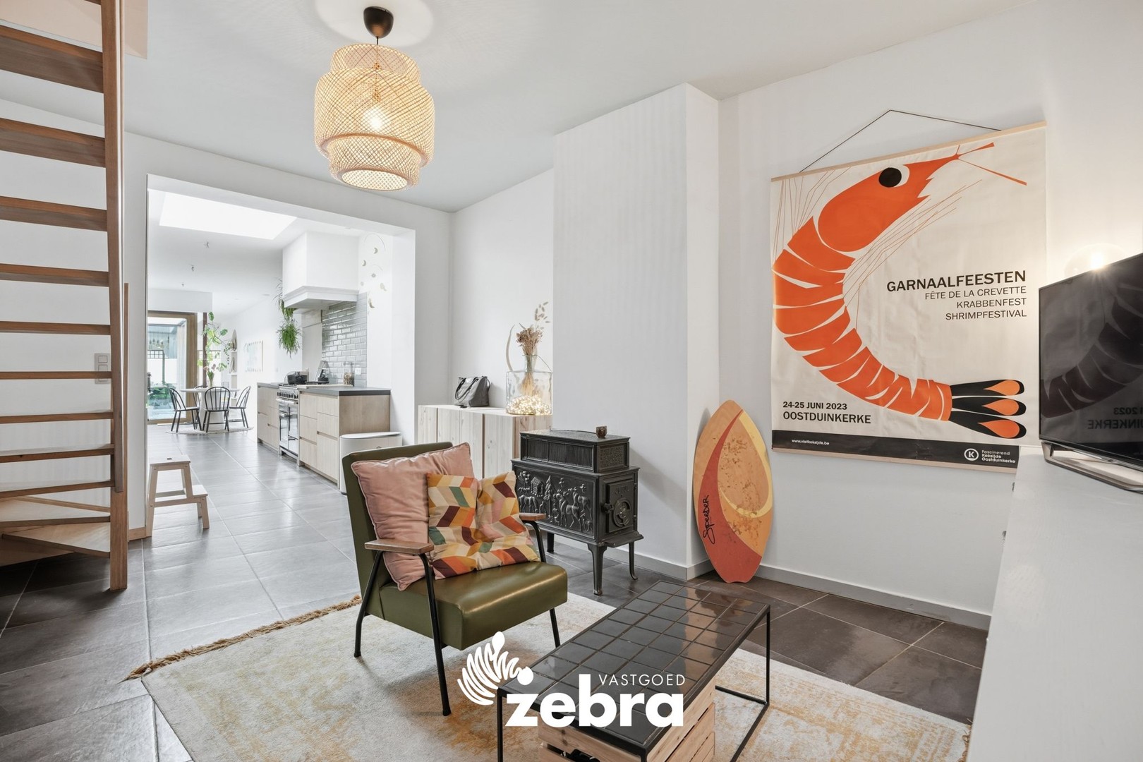 Instapklare, ruime gezinswoning met 4 slaapkamers, tuin en hoogwaardige afwerking in het hart van Alveringem! - foto 4