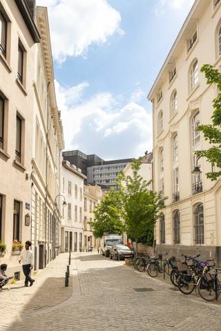 <p>In hartje Brussel, in een rustige straat op slechts 500 meter van de Grote Markt, ontdekt u dit prachtige appartement met 1 slaapkamer van ±95 m² gelegen op de 4de en bovenste verdieping van een karaktervol gebouw uit 1927.</p>
<p>De echte troef van dit appartement bevindt zich buiten: een aangenaam zuidwestgericht terras van ±10 m², ideaal om te genieten van zonnige dagen en rustige avonden midden in het stadscentrum.</p>
<p>Verder beschikt het appartement over tal van extra voordelen: dubbele beglazing in het volledige appartement, een recente individuele verwarmingsketel geplaatst in 2022 en een ruime privatieve kelder van ±15 m². Gemeenschappelijke lasten: ±130 €/maand. EPC: G.</p>
<p>Een zeldzame opportuniteit die een topligging, veel lichtinval en potentieel combineert, op wandelafstand van het historische centrum van Brussel.</p>
<p><span>4de verdieping</span>: App. D.4 (Quotiteiten 92/1.025)</p>
<ul>
<li>Hal</li>
<li>WC + wasruimte</li>
<li>Keuken van ±9 m² (individuele Viessmann-ketel)</li>
<li>Leefruimte van ±40 m² met mogelijkheid om een 2de slaapkamer te creëren (2 slaapkamers vermeld op de eigendomstitel!)</li>
<li>Terras van ±10 m²</li>
<li>Nachthal</li>
<li>Badkamer</li>
<li>Slaapkamer van ±13 m² met ingebouwde kasten</li>
</ul>
<p>Kelder nr. 2 van ±15 m²</p>