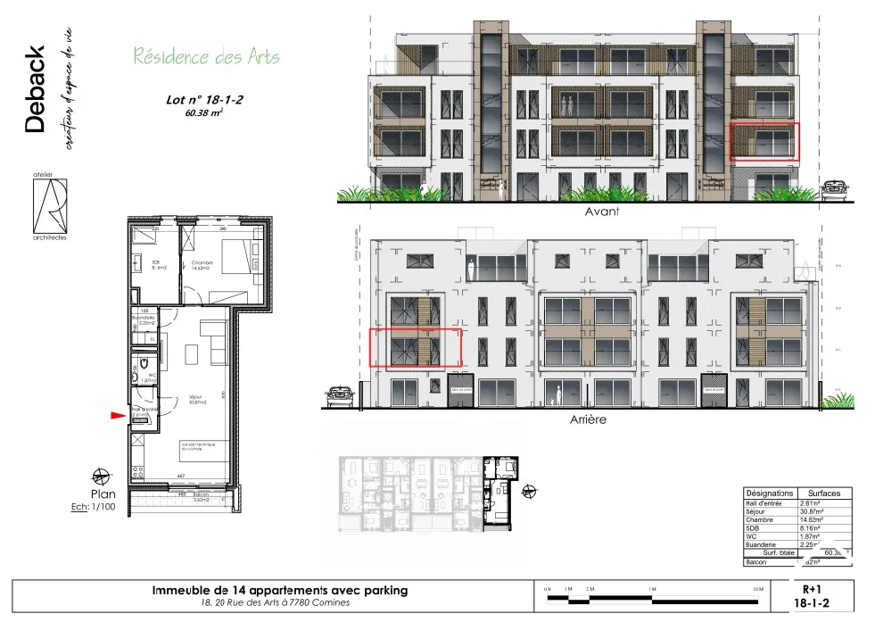 Apartment for sale in Comines with 1 bedroom - photo 3