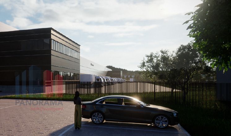 High-end duurzaam logistiek bedrijfsgebouw met kantoor te huur nabij E420 en E42 - foto 5