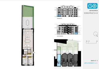 A.0.1 Loggia nieuwbouw appartement ca 104 m² met tuin.Algemene kenmerken:- nieuwbouwproject op toplocatie in Antwerpen- zonnige terrassen en tuinen met uitzicht op de binnentuin- vloerverwarming- kwalitatieve afwerking- verkoop deels onder registratie, deels onder btwIndeling:- inkomhal met apart toilet en vestiaire - leefruimte met toegang tot private tuin (64 m²)- open keuken met kookeiland- berging- 2 slaapkamers- badkamer met ligbad en dubbele lavaboOndergrondse autostaanplaatsen apart mee aan te kopen.Verkoop mogelijk onder verlaagd BTW-tarief (6%), indien cfr. de voorwaarden.Bent u geïnteresseerd in nieuwbouw, een appartement of woning te koop in Antwerpen? Aarzel dan niet om ons te contacteren.Had u graag uw eigen eigendom te koop aangeboden contacteer ons dan voor een vrijblijvende schatting, telefonisch op het nummer 03/206.76.76 of per mail naar antwerpen@dewaele.com. Ook voor alle andere vragen omtrent vastgoed, kopen of verkopen in Antwerpen kan u steeds bij ons terecht!