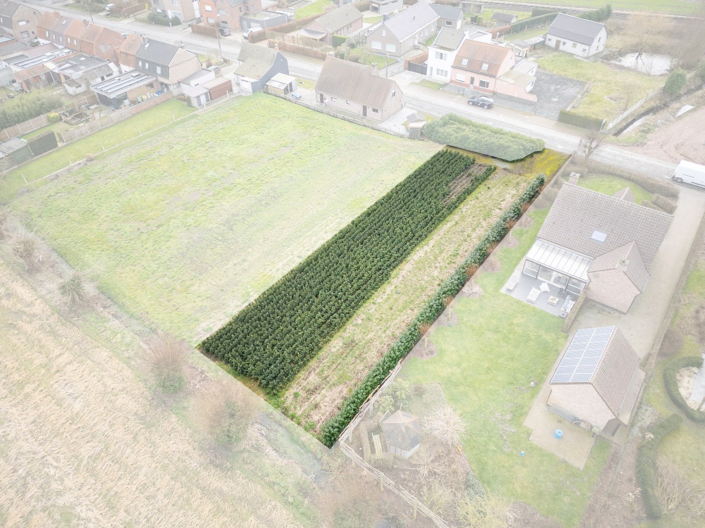 Perceel bouwgrond met extra tuingrond, prachtig uitzicht samen 3089 m² groot, te Sleidinge - foto 3