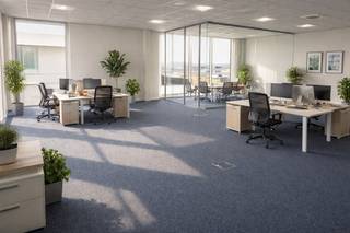 Deze instapklare kantoorruimte van 110 m² bevindt zich op de tweede verdieping en is toegankelijk via een centrale inkomhal.De ruimte bestaat uit een...