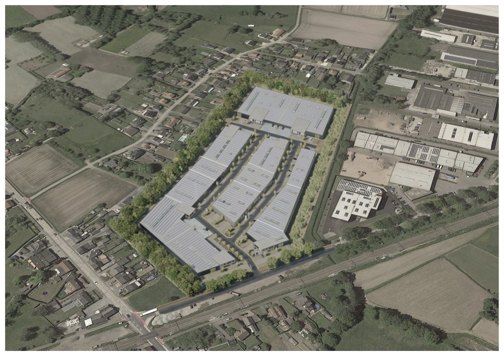 Gebouw voor gemengd gebruik van 1759m² (kantoor & magazijn) - foto 4