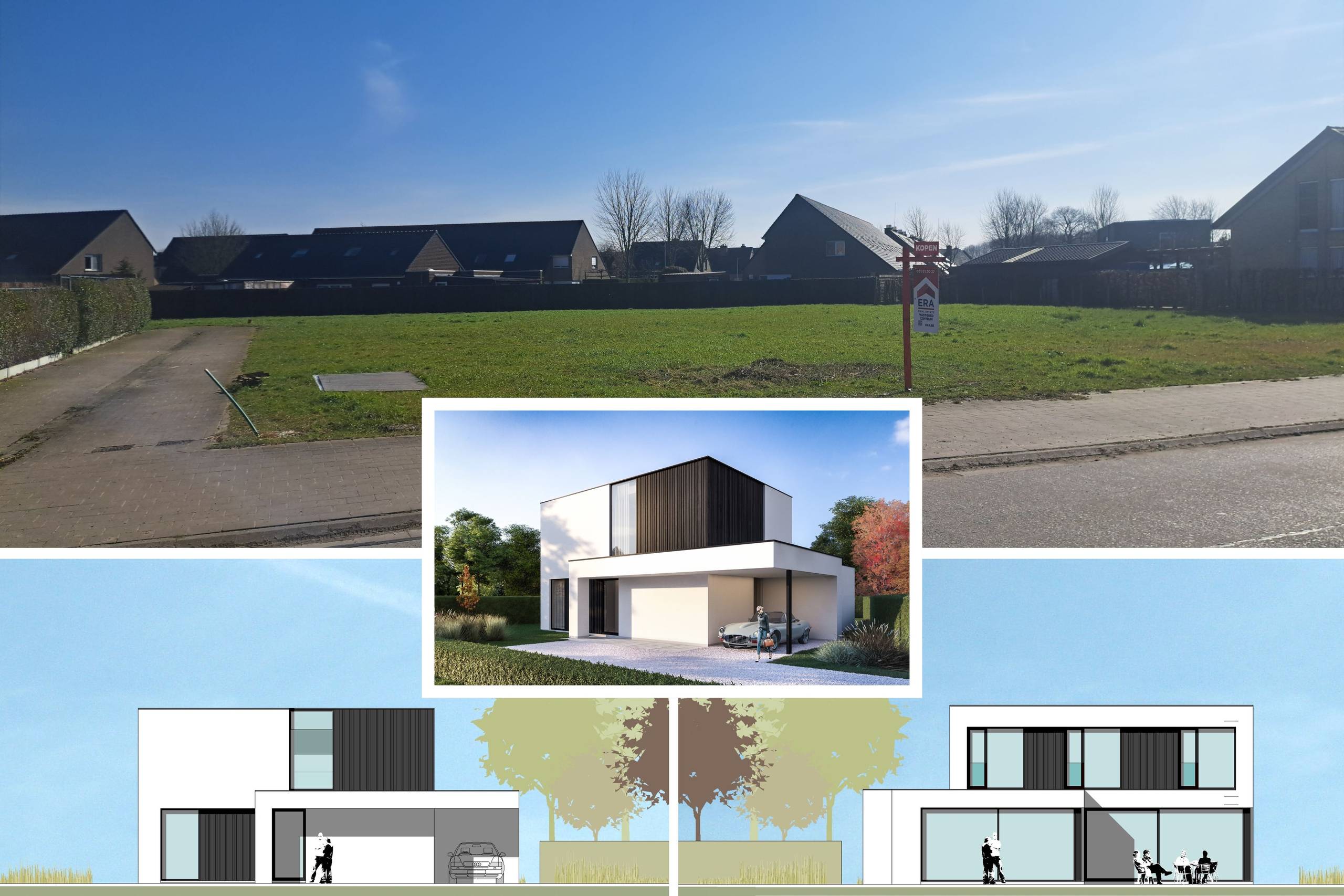 Rustig gelegen perceel bouwgrond voor open bebouwing 817 m² - foto 1