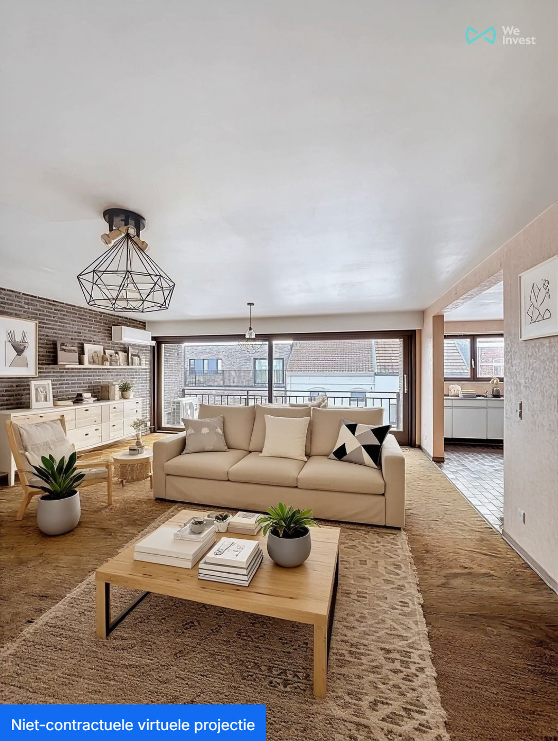 Appartement met 2 slaapkamers, lift, terras en garage. - foto 1