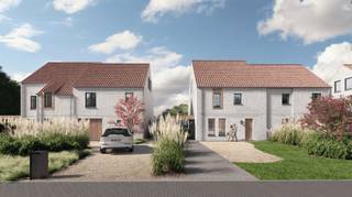 WONING 3: Stijlvolle half-open bebouwing met een woonopp. van 210,90m² + terras 22,60m² + carport gelegen op een perceel van 7a30ca, met een straatbreedte van 10,75m en een diepte van 67m. <br /><br />INDELING: GELIJKVLOERS: Inkomhal met apart gastentoilet; Lichtrijke woonkamer met toegang tot het terras via een schuifpui; Open keuken met annex berging/wasplaats. Carport. EERSTE VERDIEP: Nachthal met toegang tot de drie slaapkamers; Bureauruimte; Badkamer voorzien van ligbad, douche en dubbele lavabo; Apart toilet; ZOLDER: Betonnen trap, mogelijkheid tot afwerking van de zolderverdieping tot een vierde slaapkamer en een tweede badkamer. <br />OPTIONEEL MITS MEERPRIJS: Plaatsing van een tuinberging/lounge; Afwerking van de zolderverdieping tot een vierde slaapkamer en een tweede badkamer; Afwerking van de betonnen trap naar zolderverdieping; Tuinaanleg.<br /><br />WOONERF "FINESSE" TE LUMMEN is een residentieel woonproject bestaande uit 10 stijlvolle woningen, gelegen nabij centrum Lummen en de verkeerswisselaar. <br /><br />Het project Finesse straalt een High-end uitstraling uit mede door haar verfijnde gevelarchitectuur, aangevuld met zorgvuldig geselecteerde, hoogwaardige afwerkingsmaterialen. <br />Dit project combineert luxe en comfort met een doordachte praktische indeling van elke woning, waarbij natuurlijk lichtinval en privacy centraal staan. Dankzij de grote raampartijen in de leefruimte en de ruime terrassen wordt het buitengevoel naar binnen gebracht, terwijl men in alle rust kan genieten van het omliggende agrarisch landschap en het zicht over de achterliggende velden. Het tuinontwerp wordt bovendien opgesteld door de tuinarchitect, in samenspraak met de koper. <br /><br />Project Finesse voorziet in BEN-woningen met een E-peil van minder dan E20, waardoor het beantwoord aan de strengste isolatie en energienormen. Alle woningen worden duurzaam afgewerkt en zijn voorzien van vloerverwarming, warmtepomp, zonnepanelen en ventilatiesysteem D. Elke woning wordt afgewerkt naar wens van de koper op basis van ruime afwerkingsbudgetten, voorzien bij kwalitatieve leveranciers.<br /><br />Hier woont u niet zomaar – hier beleeft u elke dag het beste van wonen in stijl, wonen met Finesse.<br /><br />Dit woonproject bestaat uit 10 half-open bebouwingen met grondoppervlaktes v.a. 6a36ca. Bewoonbare oppervlaktes v.a. 171 m² tot 226 m². Prijzen v.a. € 435.500,- (Volledig afgewerkt - exclusief kosten). <br /><br />Meer info: contacteer Danny op 0471/10.00.69 of 011/22.19.17 of via www.limburgsvastgoed.be