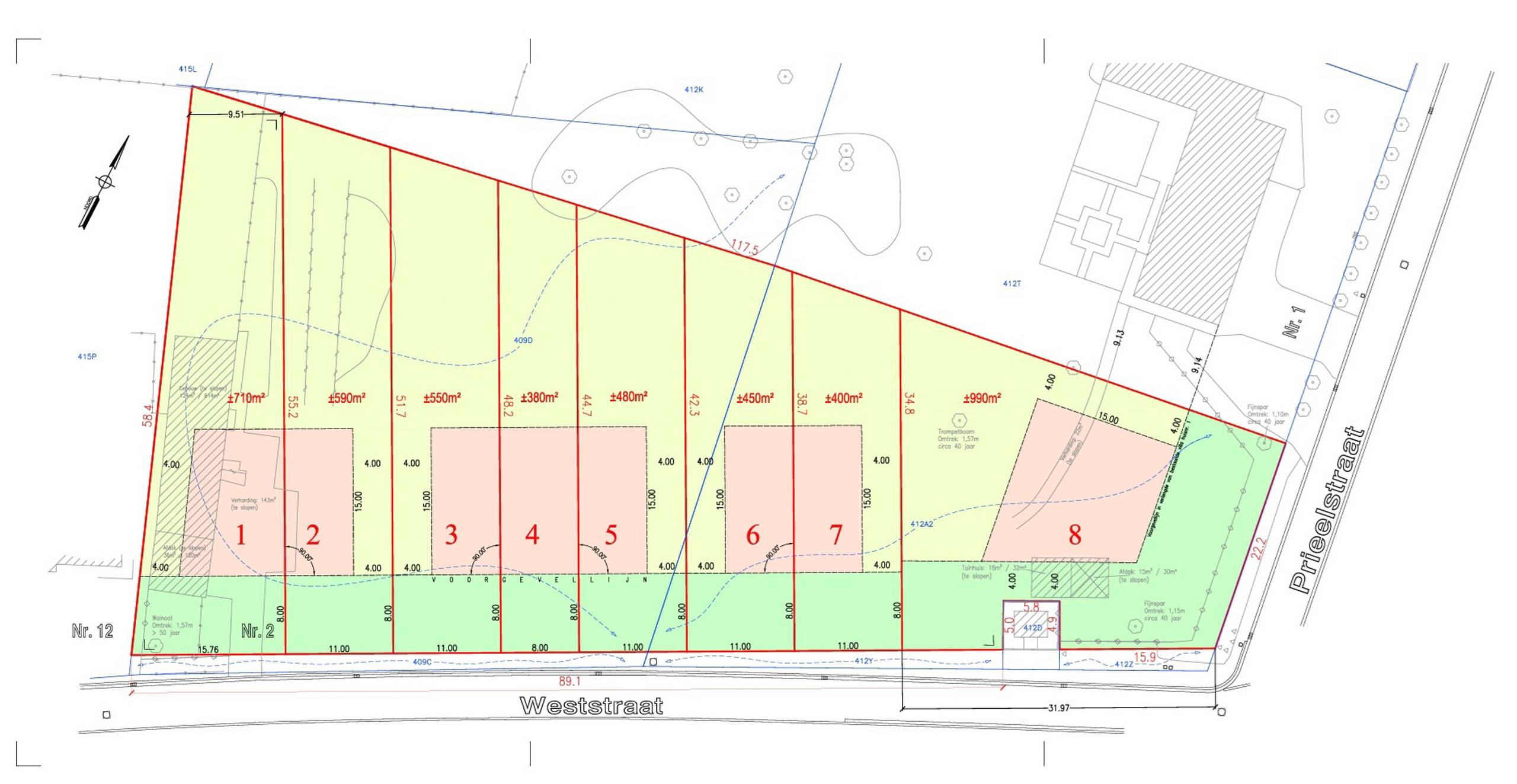 Goed gelegen stuk bouwgrond voor halfopen bebouwing - foto 1