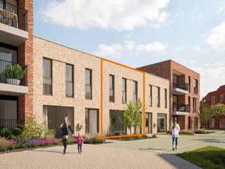 Deze halfopen bebouwing met een grondoppervlakte van 167m² combineert efficiënt ruimtegebruik met hedendaags wooncomfort. Op het gelijkvloers vind je een open leefruimte met keuken, een berging en een apart toilet. De eerste verdieping beschikt over drie slaapkamers, een ingerichte badkamer, een berging en een apart toilet. Geïnteresseerd? Neem contact op via 03 808 43 94 of info@matexi.be.<br />
