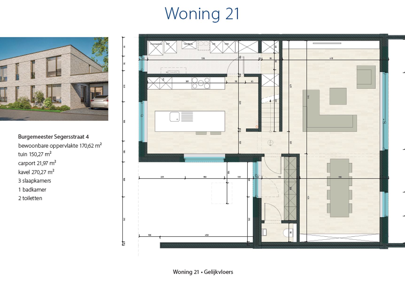 7 Nieuwbouwwoningen in het centrum van Weelde - foto 4