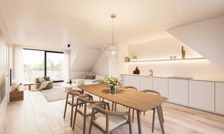 <p>Ontdek dit prachtige gelijkvloers hoekappartement van <strong>113 m²</strong> in <strong>Residentie CAMPINA</strong>, een stijlvol nieuwbouwproject op de hoek van de Schotensteenweg en de Campinaweg. Op wandelafstand van het centrum van Sint-Job én vlakbij het kanaal Dessel–Schoten woont u hier op een rustige maar uiterst toegankelijke locatie, met een vlotte verbinding naar de E19 Antwerpen–Breda. De architectuur straalt <strong>klasse en duurzaamheid</strong> uit dankzij de combinatie van een lichte gevelsteen in zowel horizontale als verticale verbanden, afgewerkt met <strong>antracietgrijs buitenschrijnwerk</strong>.</p>
<p>Dit ruim gelijkvloersappartement beschikt over <strong>2 comfortabele slaapkamers</strong>, een <strong>lichtrijke leefruimte</strong> dankzij de hoekramen, en een <strong>zuid georiënteerd terras en privétuin</strong>.<br /><strong>Twee autostaanplaatsen zijn inbegrepen in de prijs.</strong></p>
<p>Zoals in heel Residentie CAMPINA geniet u hier van energiezuinig wooncomfort dankzij vloerverwarming en -koeling via een lucht-waterwarmtepomp, ventilatie D met warmterecuperatie en zonnepanelen (E-peil max. E20).<br /><br />Met de voorziene <strong>keuzebudgetten</strong> werkt u dit appartement volledig af naar uw eigen smaak en stijl.</p>
<p>Meer info op www.coga.be of mail voor een afspraak naar femke@coga.be.</p>