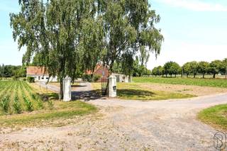 Mooi gelegen HOEVE met bijgebouwen op 1ha02a33ca. Rustig doch genietend van een vlotte bereikbaarheid, privé-toegangsdreef (recht van doorgang) op...